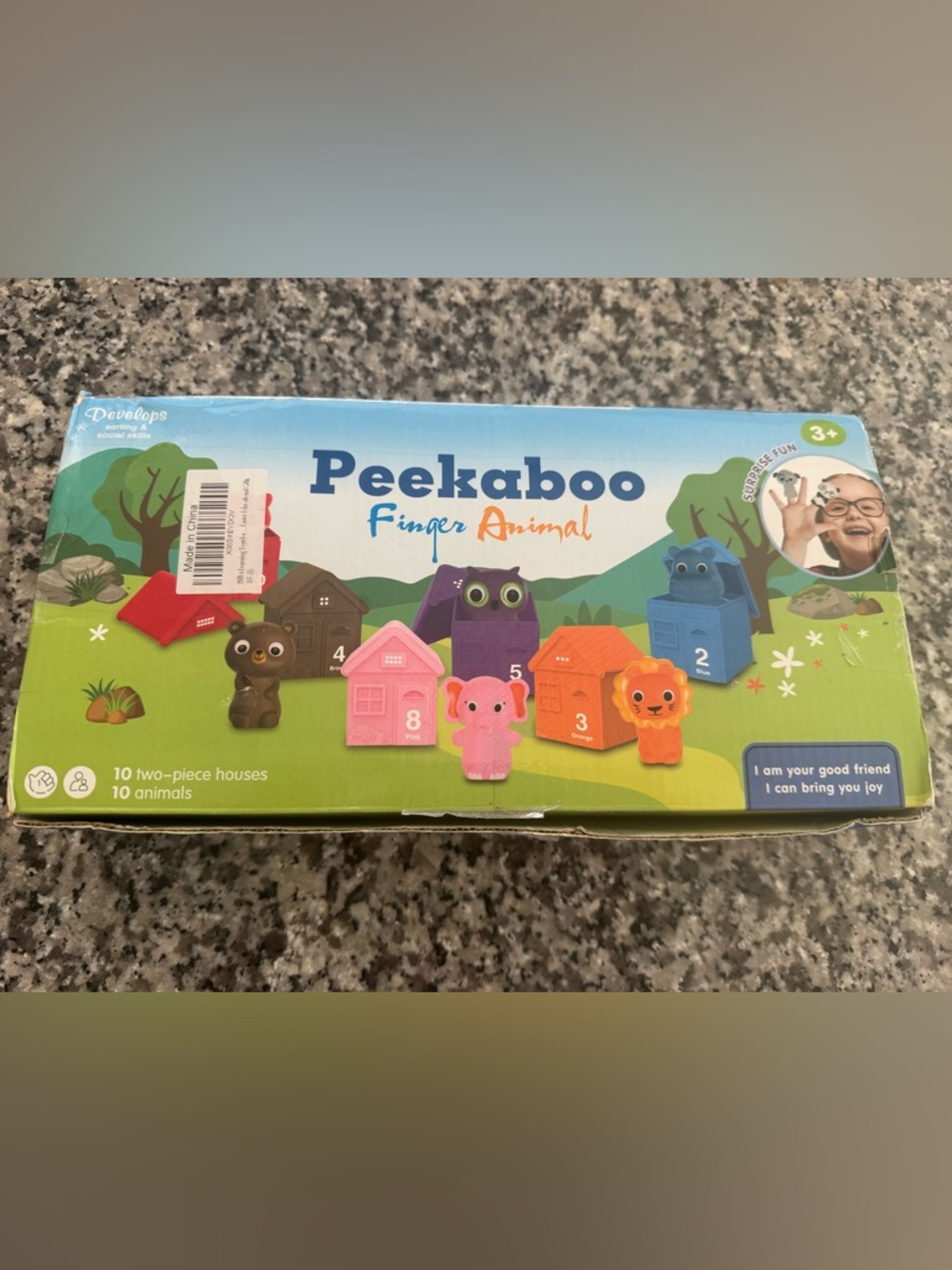 Finger Animal Kids Toy Set - Multicolor